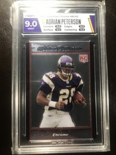 Adrian Peterson 2007 Bowman Chrome #BC65 ROOKIE RC GRADED HGA 9.0