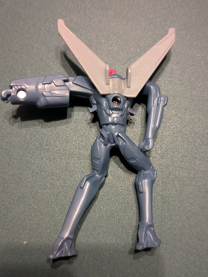 Hasbro 2013 Transformers Happy Meal Toy Silver Robot Airplane Action Figure Toy - Image 2 of 3
