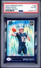 2024 PANINI DONRUSS OPTIC PURPLE SHOCK #229 DRAKE MAYE ROOKIE RC PSA 6