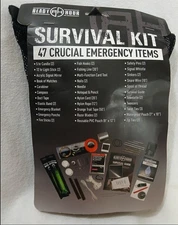 Ready Hour Survival Kit 47 Crucial Emergency Items for Backpack NEW Package USA