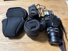PENTAX Digital SLR Camera with SIGMA Lens Battery Charger and Case