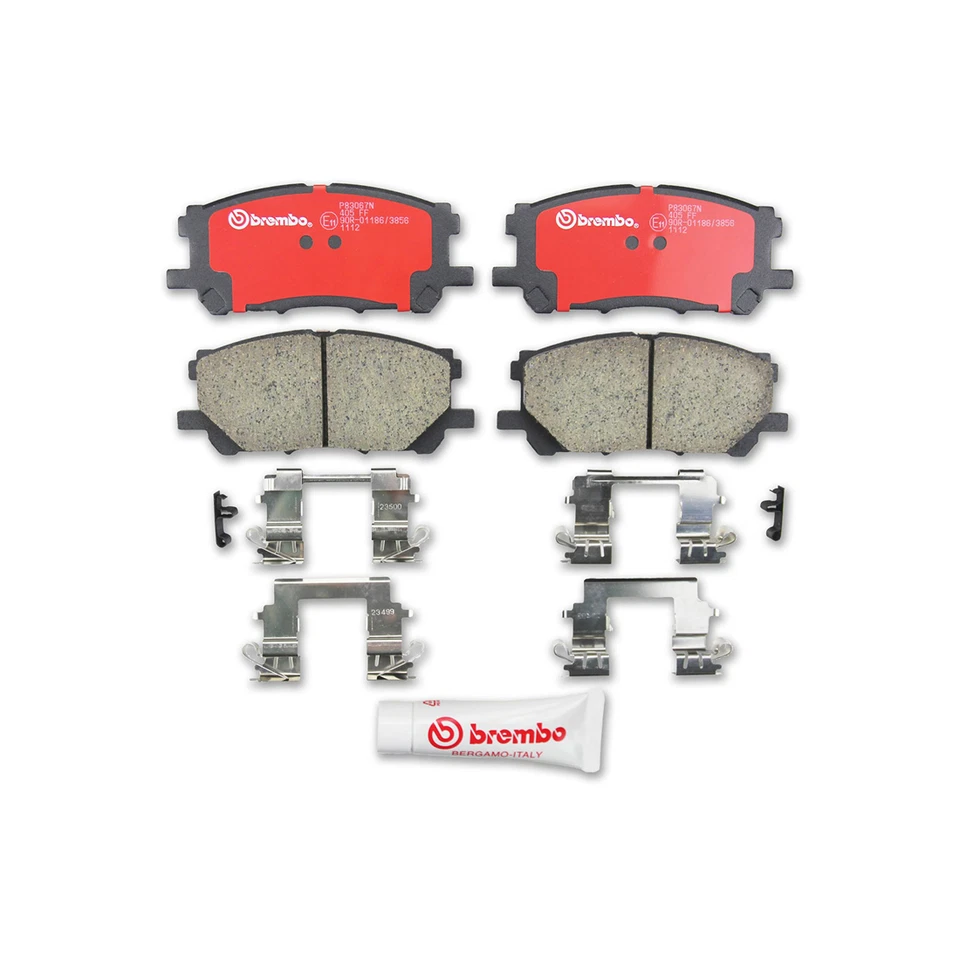 Rotores de freno de disco delanteros Brembo pastillas de freno de cerámica para Lexus RX330 2004-2006 Foto 3 de 4