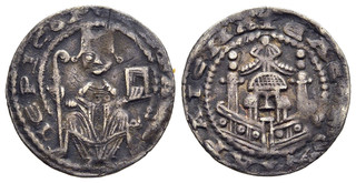 FITZ COLOGNE PHILIPP HEINSBERG DENARIUS PENNY SILVER Häv.541 18mm 1.28g ±QQQ2106