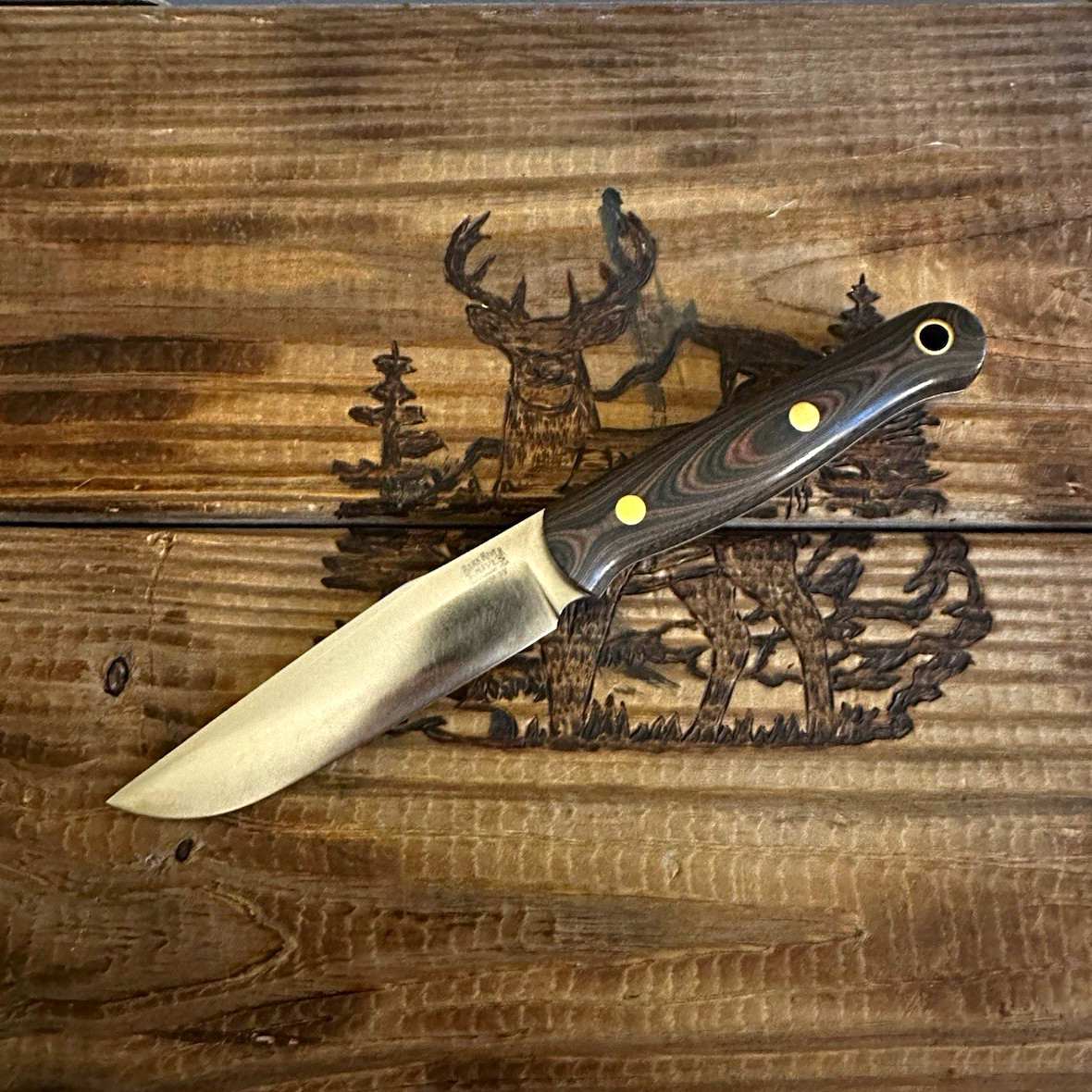 Bark River Knives Ultralite Field Knife CPM 3V w/original leather sheath