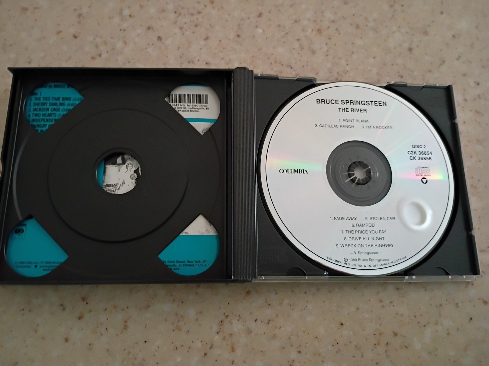 Lot of 2 CD's Bruce Springsteen THE RIVER  2 CD Set - GREETINGS FROM ASBURY PARK thumbnail 5