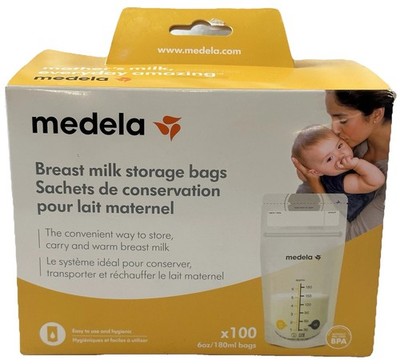 Medela Breast Milk Storage Bags 100 Count NEW Sealed BPA Free
