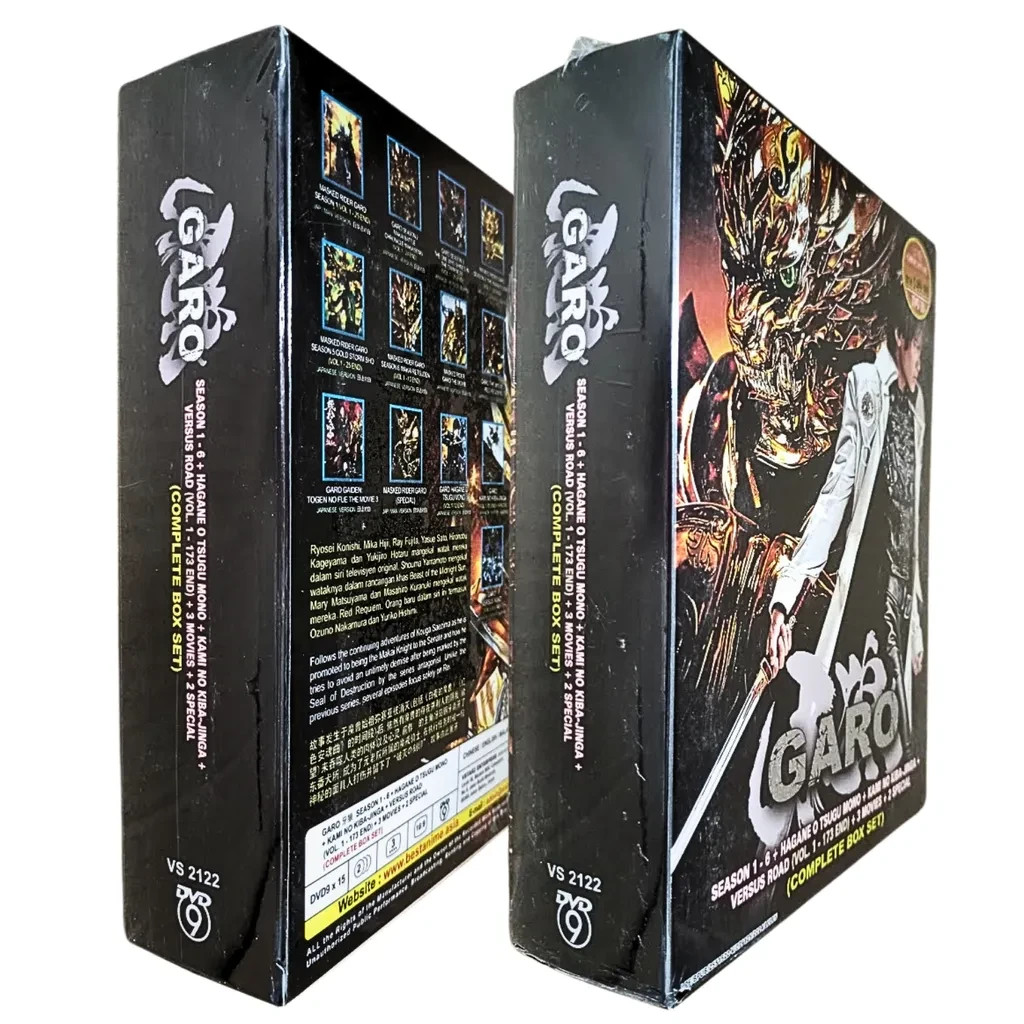 DVD GARO Complete Collection Season 1-6 (1-173 End)+3Movies+