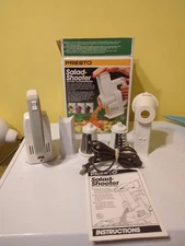 Presto Electric Salad Shooter Model 02915 Eletric Slicer/Shredder -TESTED-Used
