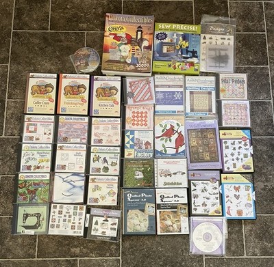 Embroidery patterns lot of 37 CDs Amazing Designs Anita Goodesign Dakota + More