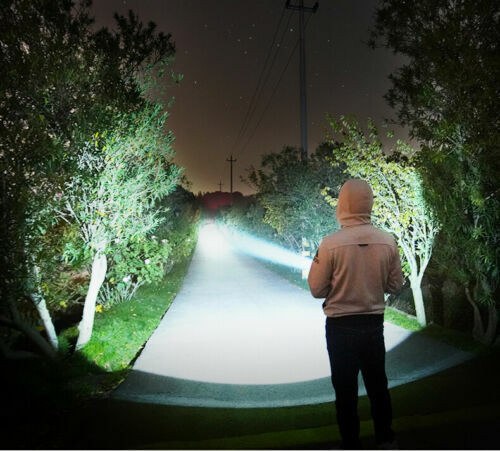 Super-bright SuperLight Flashlight Tactical Torch USB Lamp