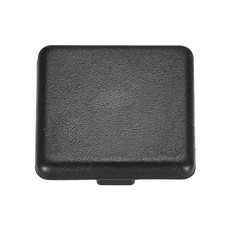 Standard Plastic Square Aluminum Extrusion End Cap Black 40x40mm 5pcs