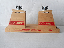 Vintage E-z Just Airplane Engine Test Stand Wood For Rc Model Engines Nos Nice
