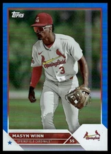 2023 Topps Pro Debut #PD-161 Masyn Winn Blue #/150