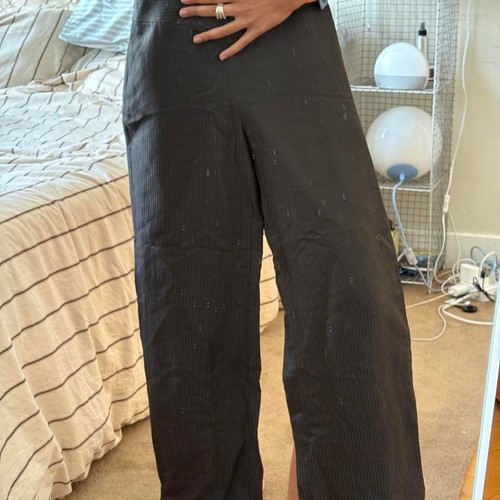 Giorgio-armani Women's Black and Brown Trousers