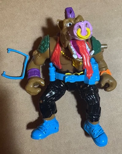 Vintage TMNT Wacky Action Head-Spinning BeBop Action Figure