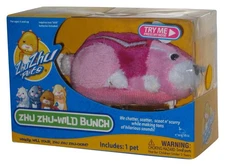 Zhu Zhu Pets Hampster Jelly (2009) Cepia Pink Purple Kids Toy - (Try me button 