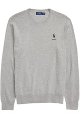 Polo Ralph Lauren men's Crewneck Polo Pony Sweater - size Medium - Heather Grey