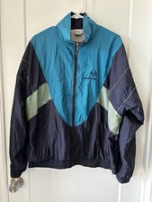 Vtg 90s Men s Sergio Tacchini Windbreaker Track Jacket Colorblock Sz 42