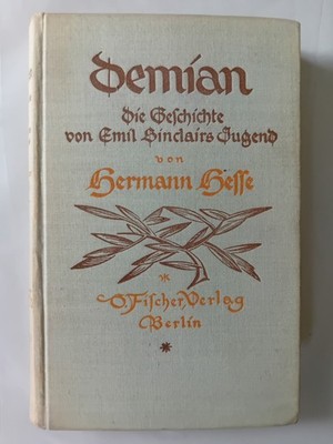 Demian von Hermann Hesse / S. Fischer Verlag 1922 / Zustand gut