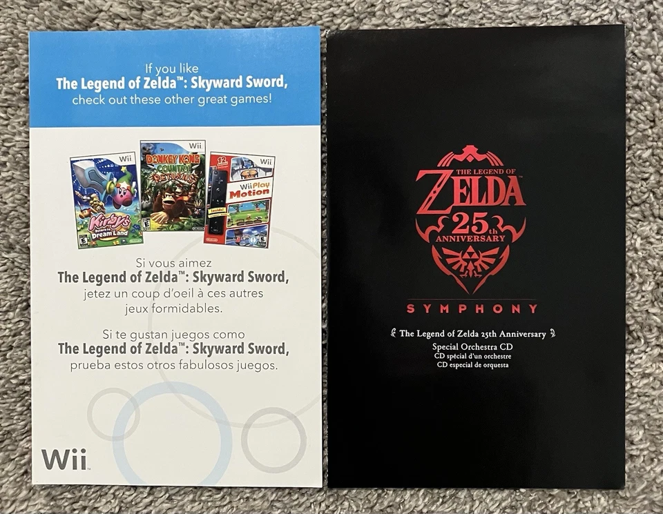 The Legend of Zelda: Skyward Sword (Nintendo Wii) Complete Clean Next Day Ship - Image 4 of 4