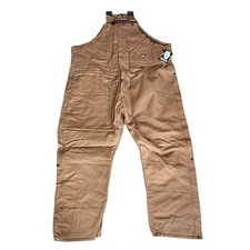 NWT Berne Workwear Heritage Insulated Duck Bib Overall Size 6XL Tall B415BD