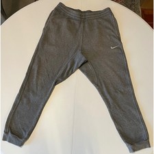 Nike Men's Medium Grey Sweatpants Joggers Athletic Comfort Size M Tapered