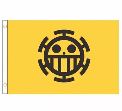 One Piece Jolly Roger Trafalgar Law Heart Piraten Flagge Cosplay Anime Manga