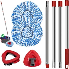 Spin Mop Replacement Set RinseClean System