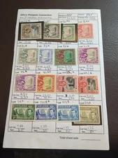 APC W5657 St Helena on circuit sheets most MH scv $105