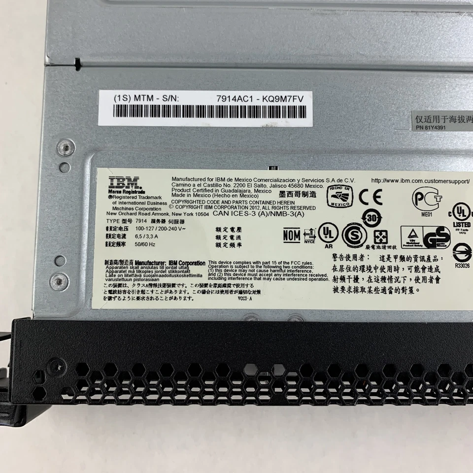 IBM System X3550 M4 Server 2x E5-2680 2.5 GHz 32 GB Ram M5110 Raid No OS No HDD - Image 4 of 4