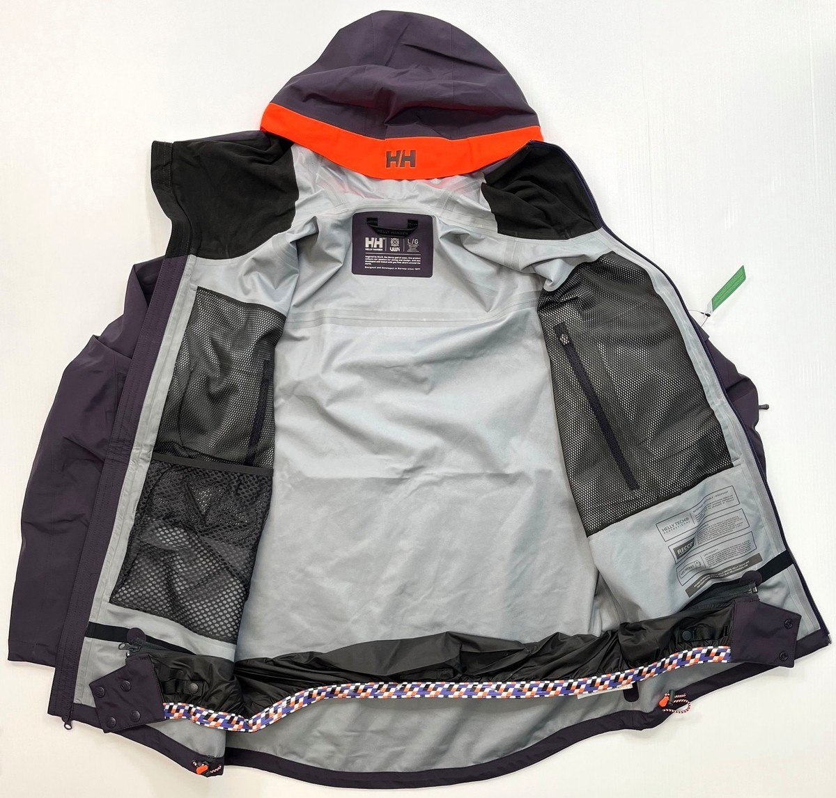 Men's HELLY HANSEN Sogn Shell 2.0 Ski Shell Jacket BLACK GRAPE | eBay