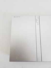 PlayStation 2 PS2 Slim Silver Console Only NO CORDS Tested Works SCPH-77001
