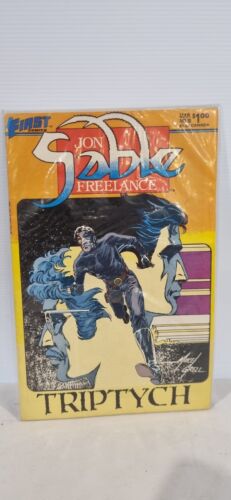 First Comics Jon Sable Freelance #10 Triptych 1983 - Zdjęcie 1 z 3