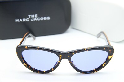 DAY NEW MARC JACOBS 457/S 58135 HAVANA BLUE AUTHENTIC SUNGLASSES FRAME