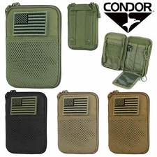 Condor MA16 Tactical MOLLE Passport ID/Phone Wallet Pocket Pouch w/ USA Flag