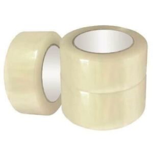 36 Rolls STRONG CLEAR Sellotape Parcel 48mm x 50m Packaging BOX SEALING