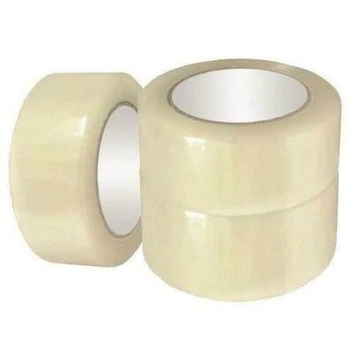 Clear Parcel Packing Tape Sellotape Box Sealing Packaging 2" 48mm x 66m Strong