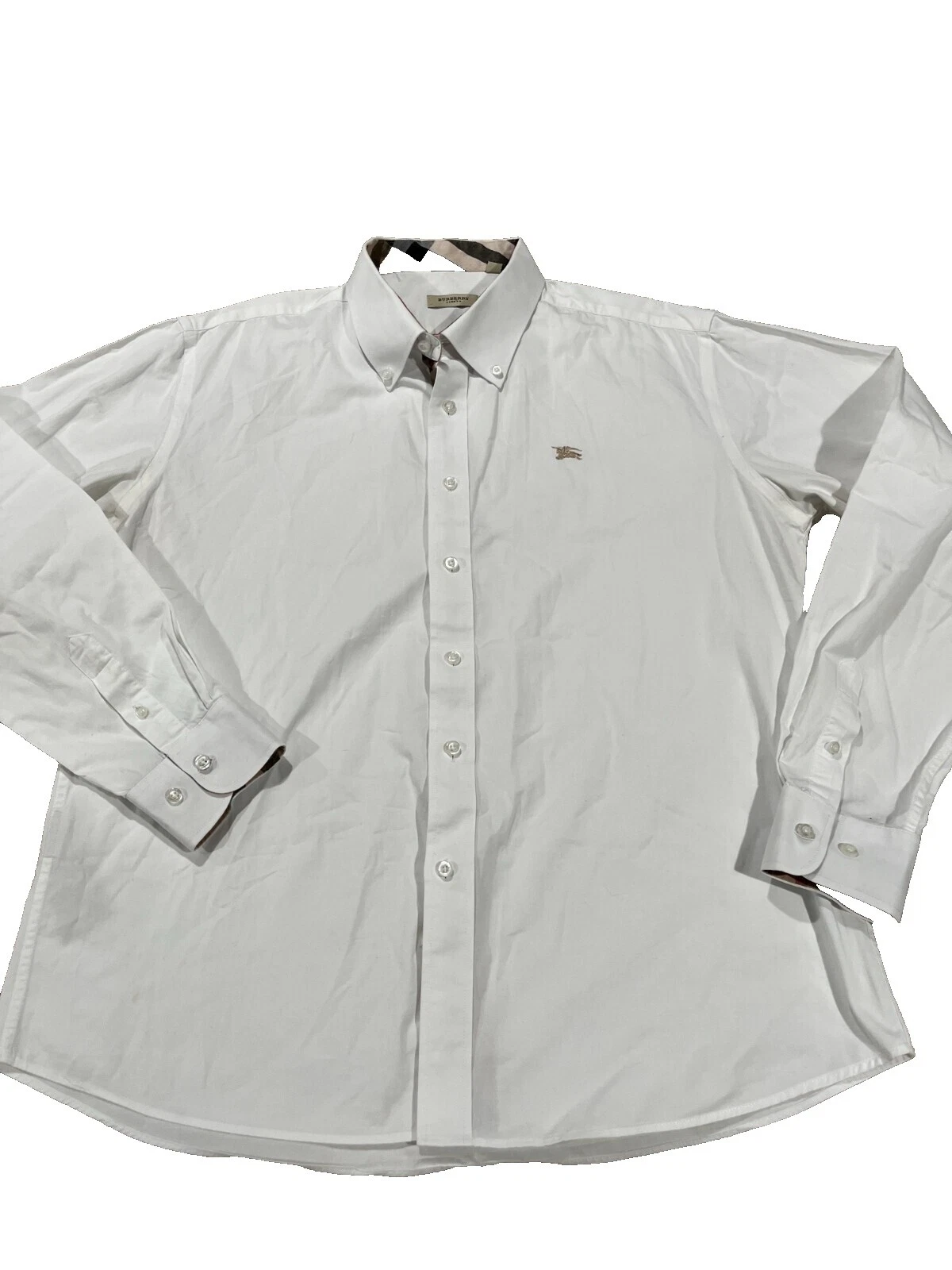 Camisas blancas para hombre Burberry talla 2XL