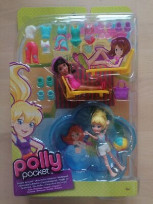 Polly Pocket Poolin Around. New, unopened. Mattel 2012, bought in Austria.