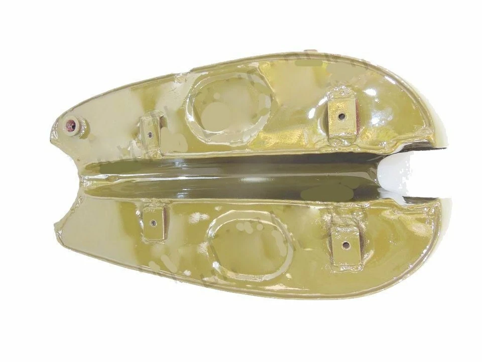 Tanque de gasolina para Bsa Sloper años 30 en pintura verde Foto 3 de 3