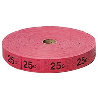 Carnival Tickets Roll - 25 Cents on sale Carnival Tickets Roll - 25 Cents on sale