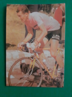 Carte Postale Ancienne Cyclisme – Louison Bobet – Signée – Photo Vintage
