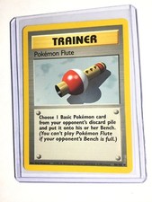 pokemon flute card 142/167 Accompanying Choose 1 Basic Pokemon card from your opponents discard pile and put it on his or her Bench Pokemon Trading Card Game Scarlet
