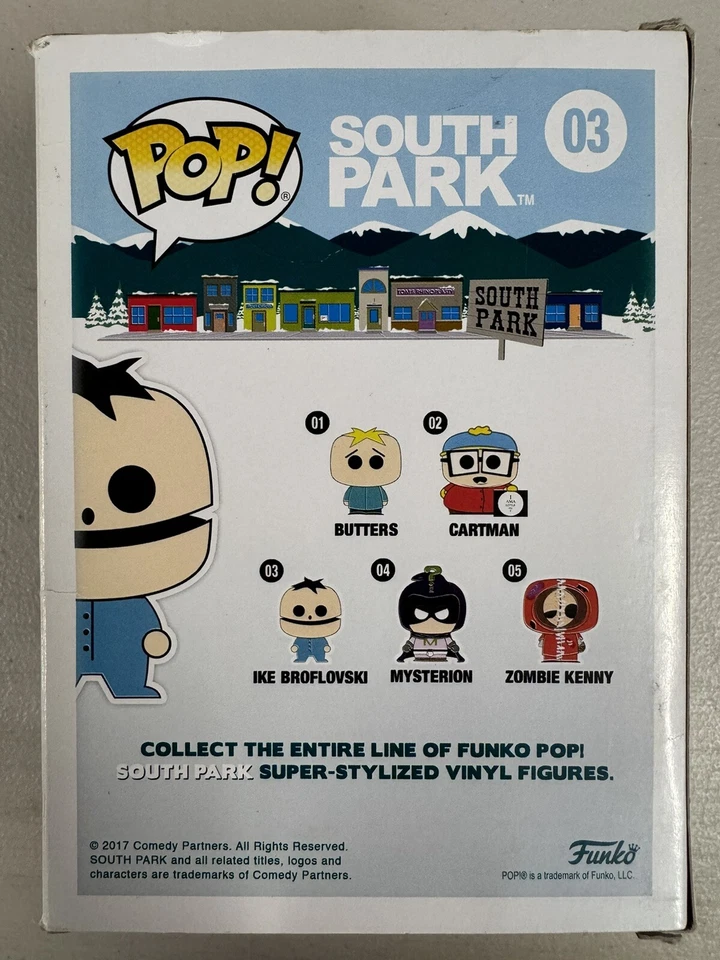 Ike Broflovski 03 ~ South Park ~ Funko Pop Vinyl + FREE POP PROTECTOR — 第 3/4 张图片