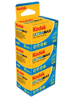 Kodak Ultra Max 400 135/36 Fotografischer Film - 3er Pack