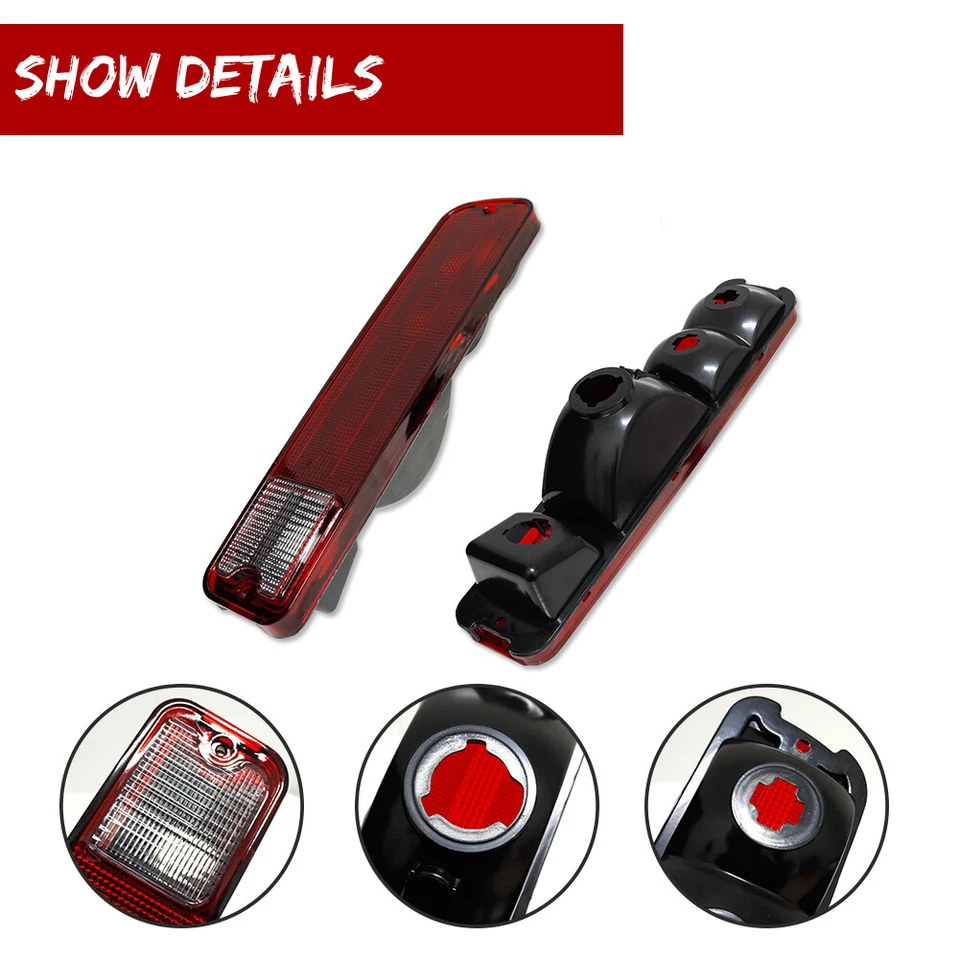 Juego de luces traseras para Chevrolet El Camino Malibu GMC Caballero 1979-1987 Foto 3 de 4