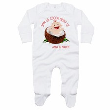 Tutina neonata personalizzata con nome sono la cocca degli zii