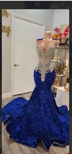 Royal Blue Prom Dress Size 6, never worn