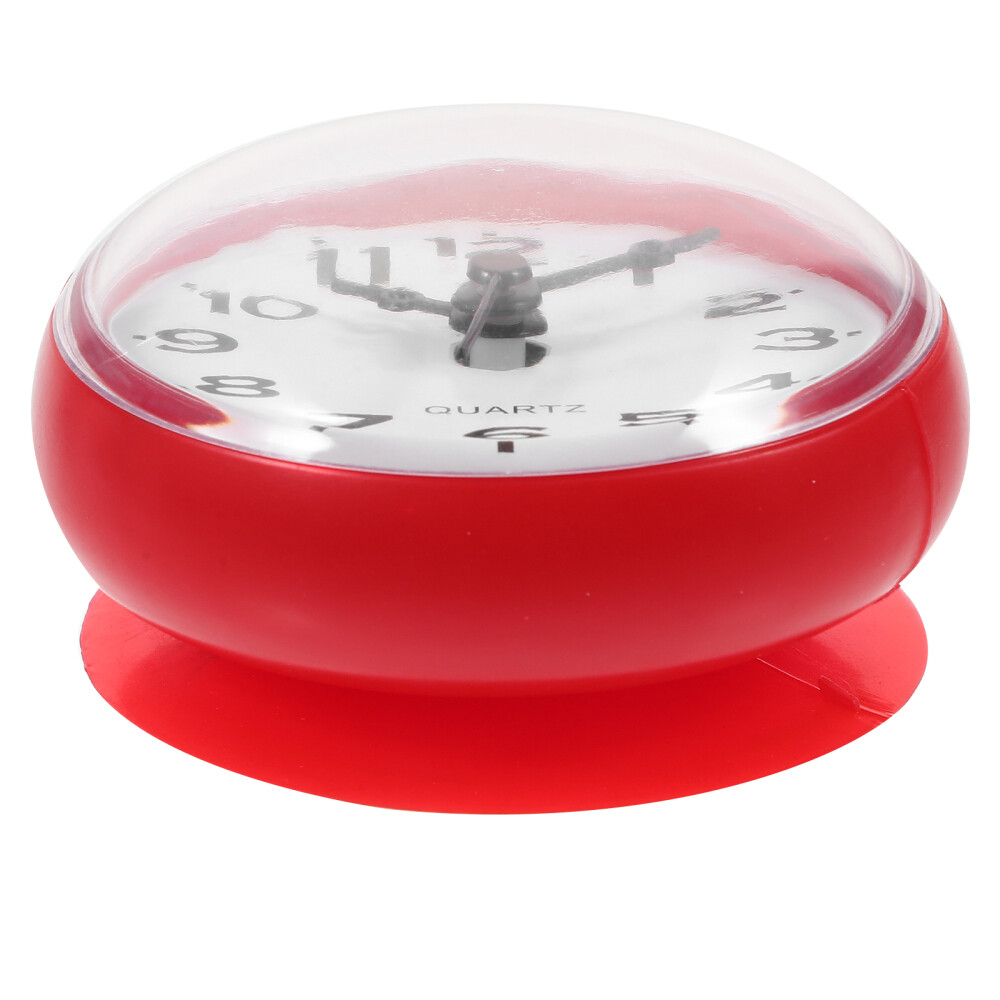 Shower Clock Waterproof Wall Clock Suction Cup Bathroom Clock for