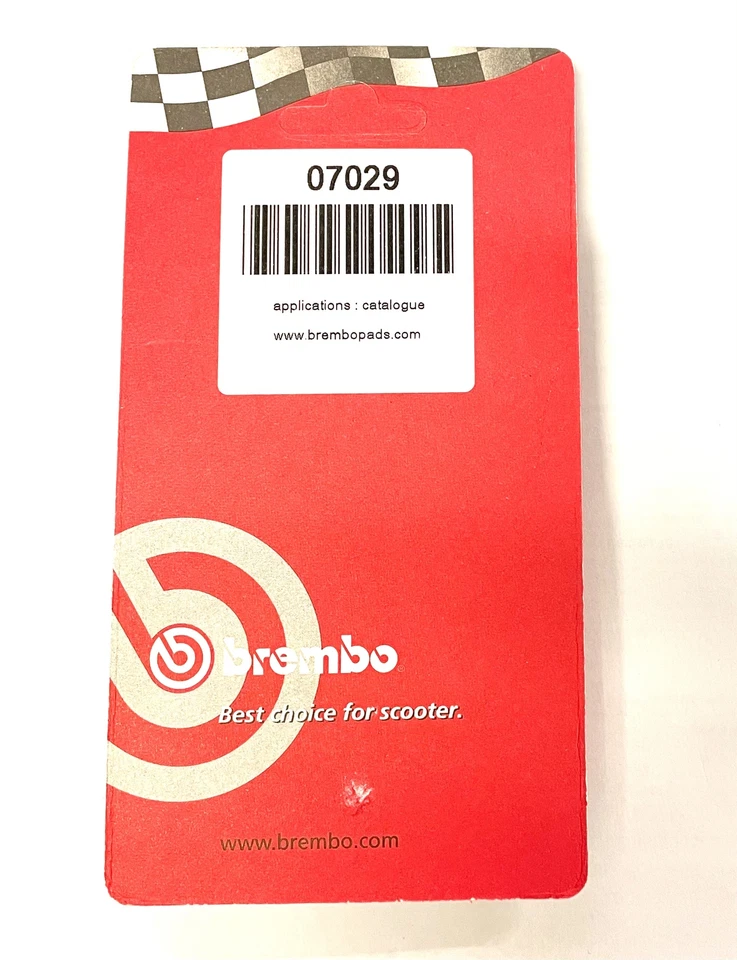 Plaquette de Frein BREMBO Carbone Ceramic Arrière pour Honda Rs 250 R 250 1991> - Photo 2/4
